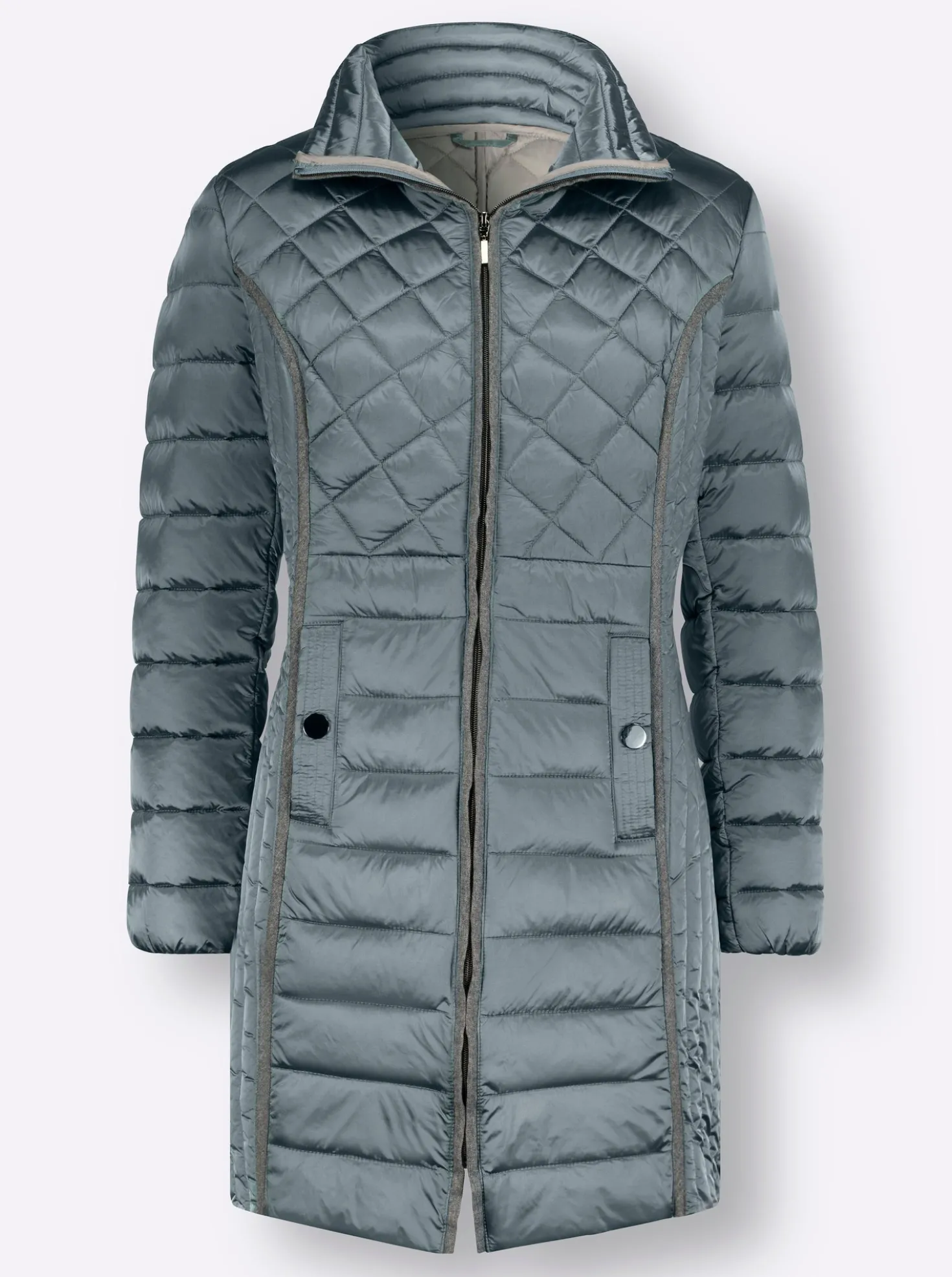 Winterjacke in Changeant-Qualität, leicht schimmernd