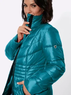 Winterjacke mit schmeichelnder Steppung