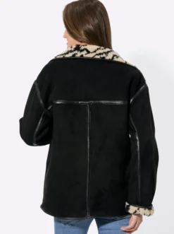 Winterjacke mit Teddyfleece-Futter