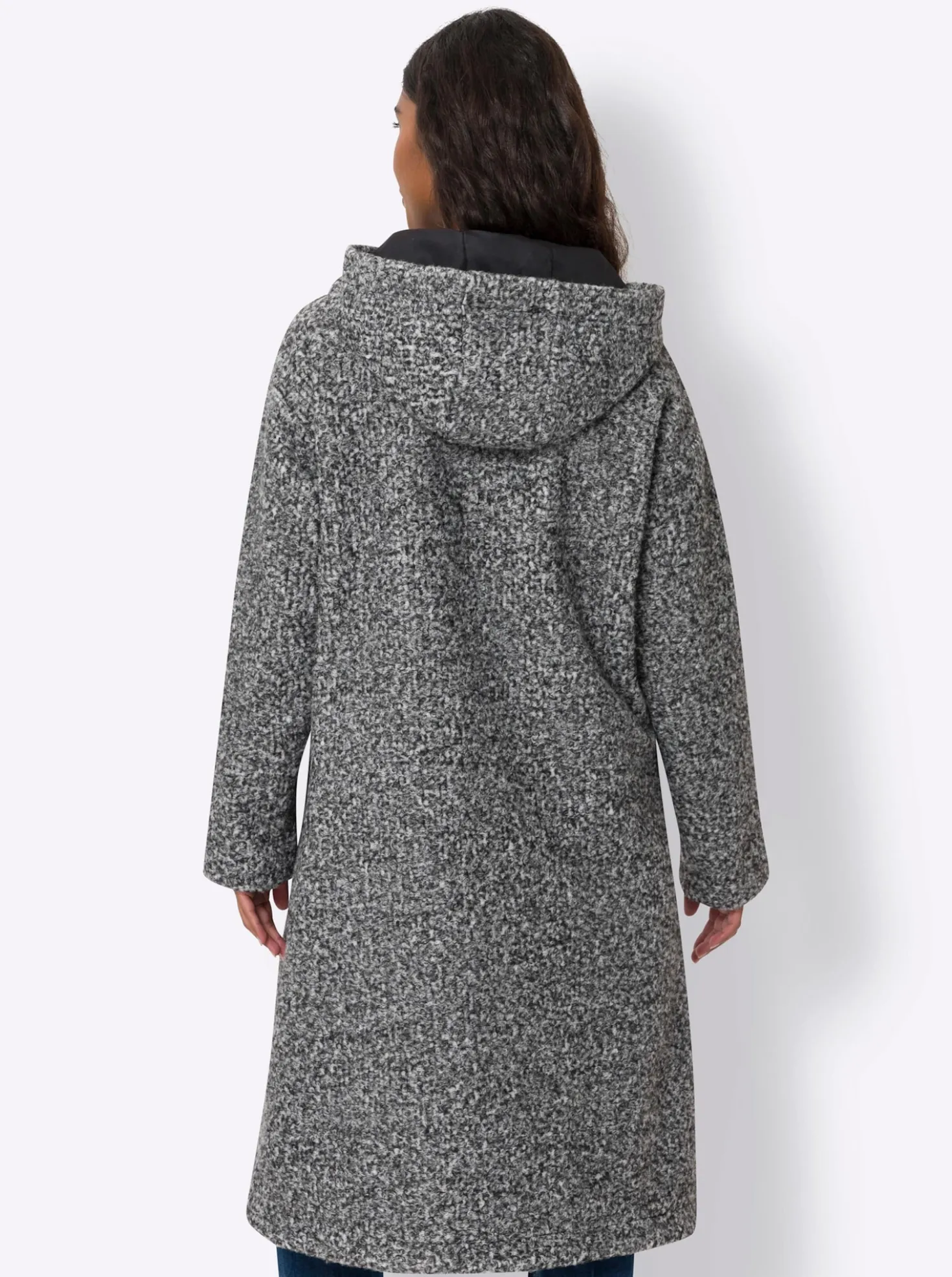 Wintermantel in Oversize-Form