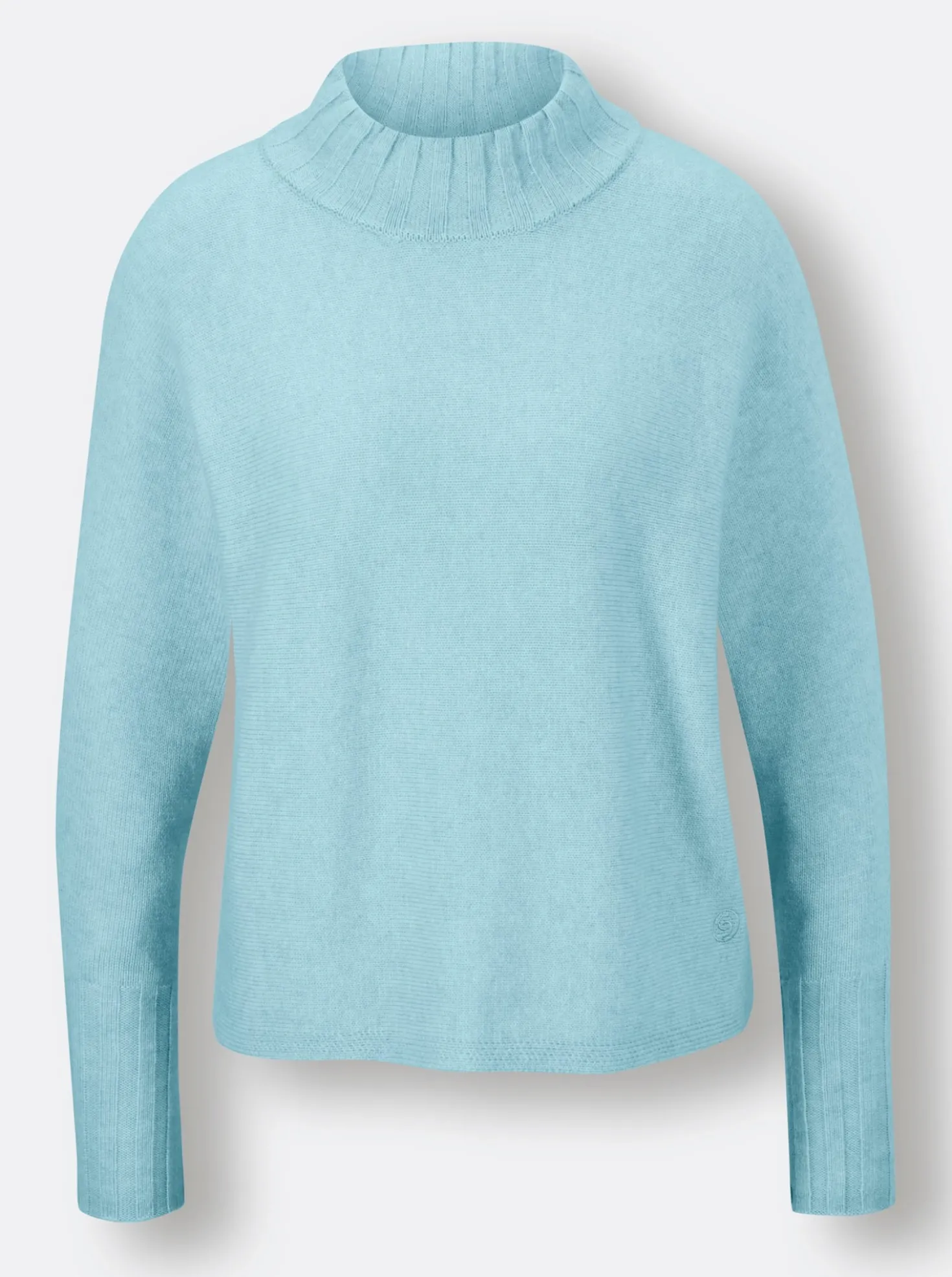 Wollpullover mit Kaschmir
