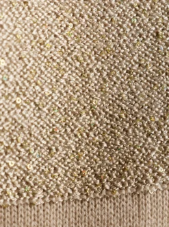 Wollpullover mit Paillettengarn